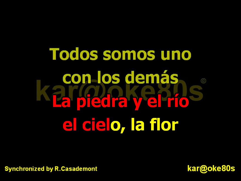 karaoke Somos Uno . Axel y A. Pintos