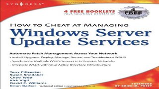 Download How to Cheat at Managing Windows Server Update Services  Volume 1