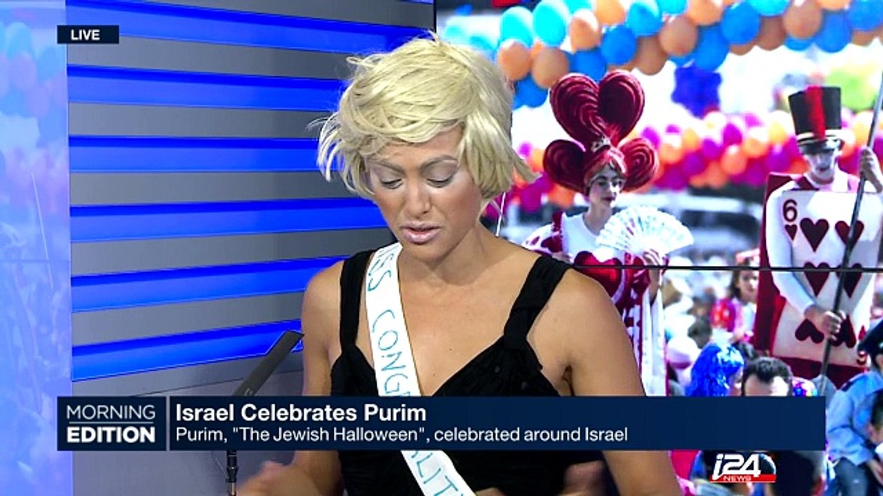 03/24: Purim : the Jewish Halloween, celebrated around Israel