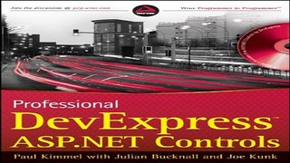 Read Professional DevExpress ASP NET Controls Ebook pdf download