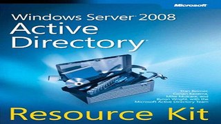 Download Windows Server 2008 Active Directory Resource Kit