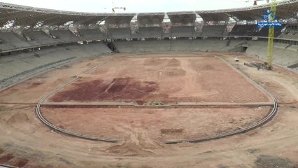Chantier du nouveau stade d'Oran (Mars 2016)