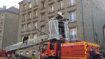 Incendie dans un immeuble du centre-ville