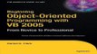 Download Beginning Object Oriented Programming with VB 2005  From Novice to Professional