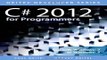 Download C  2012 for Programmers  5th Edition   Deitel Developer Series