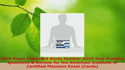 Download  AICP Exam Flashcard Study System AICP Test Practice Questions  Review for the American Download Online