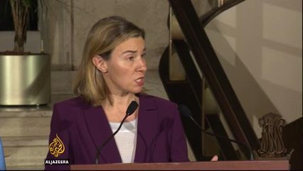 EU foreign minister joins Syria peace talks