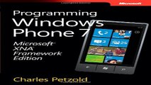 Download Microsoft XNA Framework Edition  Programming Windows Phone 7  Developer Reference