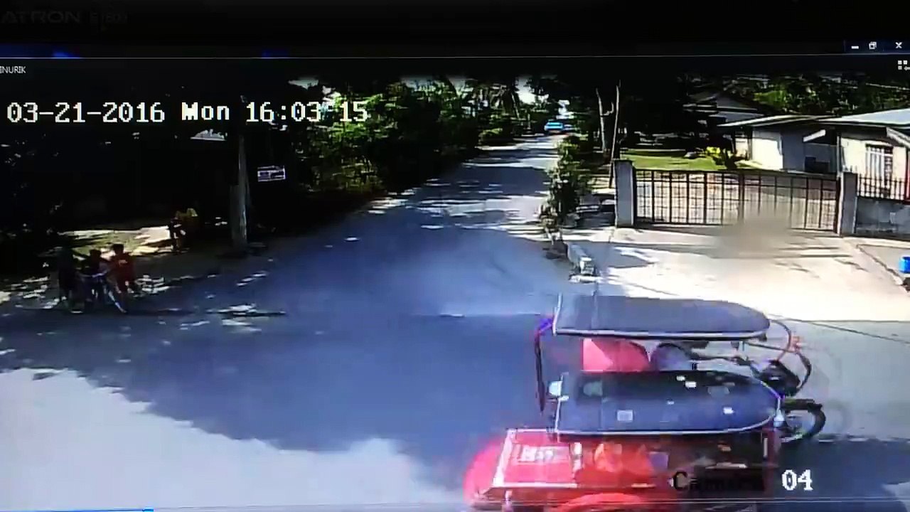 Barilan sa kalsada sa Tauman City Nakunan ng CCTV Camera