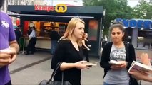 German girl Converts to Islam in City germany