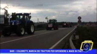 Bari  | Coldiretti, la marcia dei trattori per difendere il Made in Italy