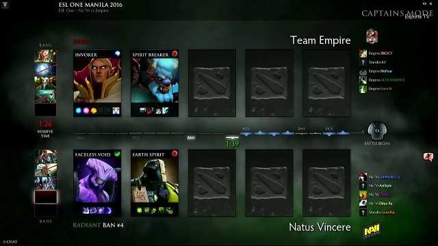 NaVi vs Empire Game 4 - ESL One Manila 2016 EU Finals - Natus Vincere vs Team Empire_16