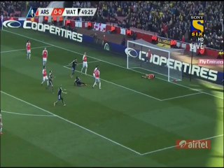 0-1 Odion Ighalo Goal | Arsenal v. Watford - 13.03.2016 HD