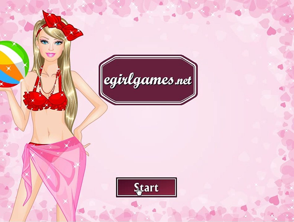 Juego de vestir a la Barbie en playa. Barbie en Español.