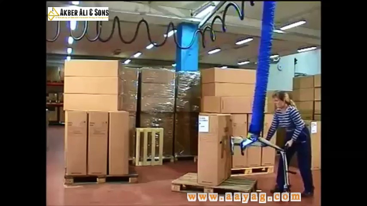Box Lifter using vacuum by TAWI