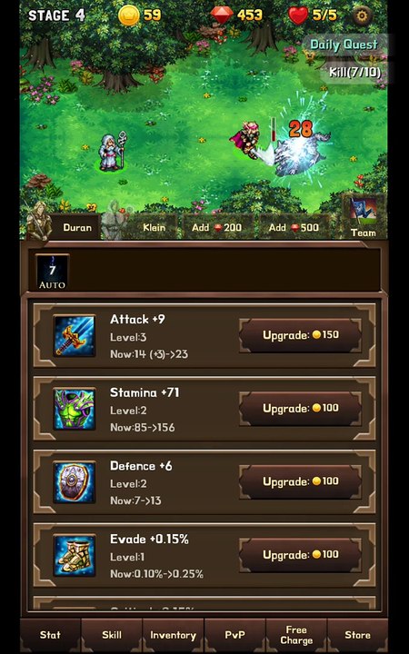 Mini Warrior - Android gameplay PlayRawNow