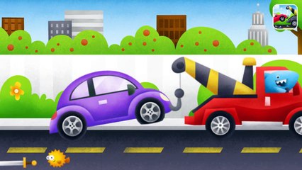 Автомойка автомобилей-  Duck Moose - мультфильм и игра для детей - HD!