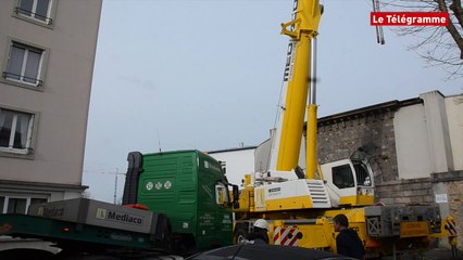 Brest. Le réfectoire de l'hôpital des Armées est arrivé par les airs