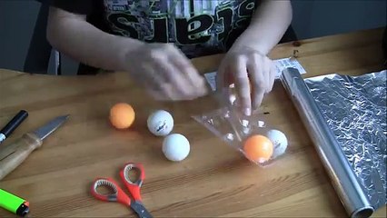 How to make smoke bomb out of ping pong balls -Ubunto1