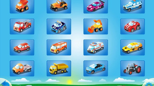 Мультики про машинки - Учим детали машин- Автобус, легковая машина. Мультфильм для детей