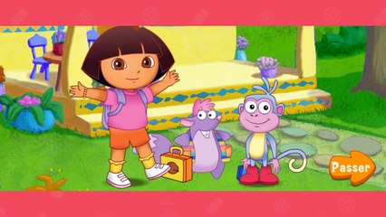 Dora LExploratrice en francais : Le premier jour décole pour enfants