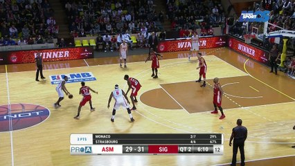 LE MATCH DE MONACO CONTRE STRASBOURG EN PRO A