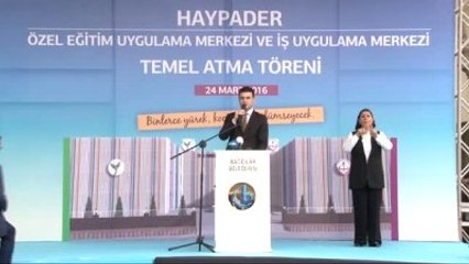 Dr. Sare Davutoğlu Bağcılar?da Özel Eğitim Merkezi?nin Temel Atma Törenine Katıldı