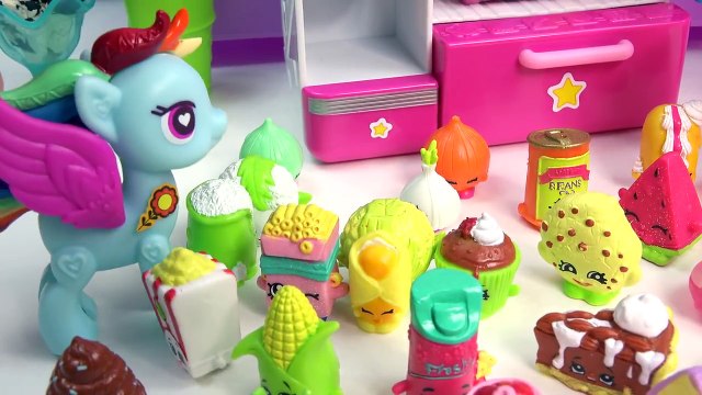 MLP Shopkins Season 2 So Cool Fridge Refrigerator My Little Pony POP Rainbow Dash Toy Blin