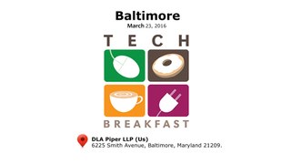 Baltimore Techbreakfast Thank you video greeting | Inviter.com