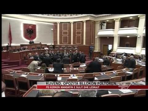 Kuvend, opozita bllokon foltoren - News, Lajme - Vizion Plus