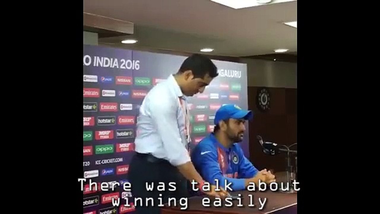 Dhoni Slams Media On Asking Question