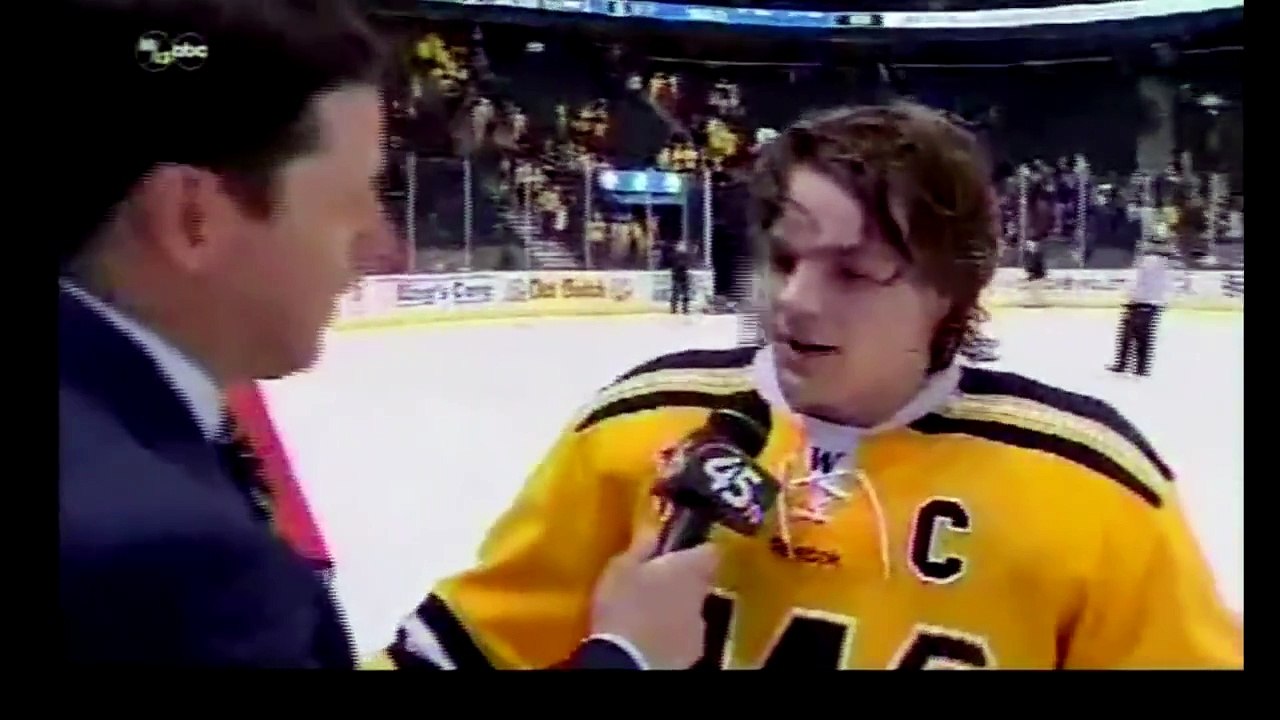 High School Hockey Player Repeats Phrase Over and Over