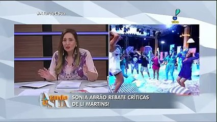 A Fazenda 8 Exclusivo 18/11/2015 A Tarde é Sua Sonia Abrão Da resposta a criticas De Li Ma