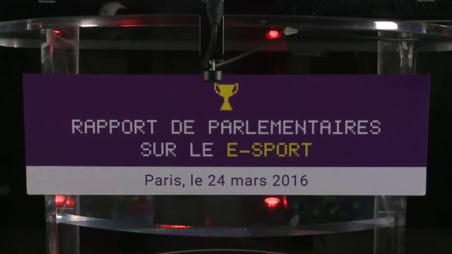 Archive - Remise du rapport E-sport : la pratique compétitive du jeu vidéo - L'intégrale
