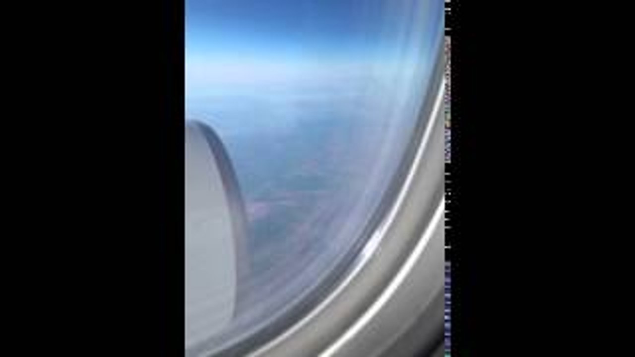 Ethihad flying over Dubai