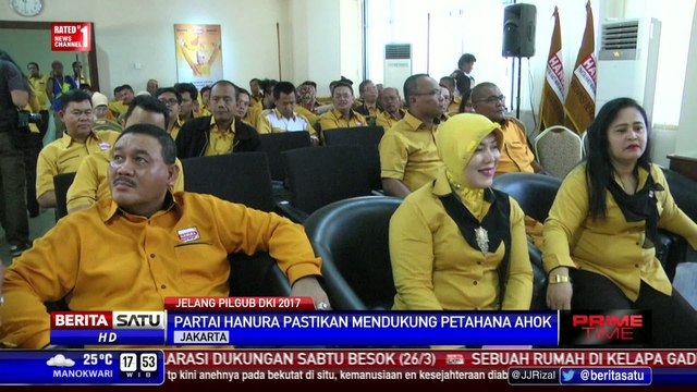 Partai Hanura Dukung Ahok di Pilkada DKI