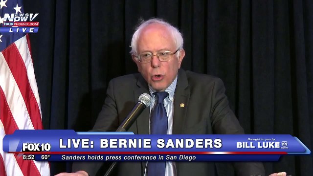 MUST WATCH: Bernie Sanders Calls Out Arizona for 5-Hour Voting Wait Times, Calls it Disgrace - FNN