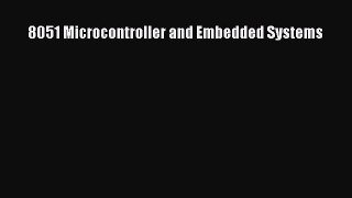 PDF 8051 Microcontroller and Embedded Systems PDF Book Free