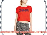 Zumba Fitness Tri-Me Boxy - Camiseta para mujer color rojo talla M