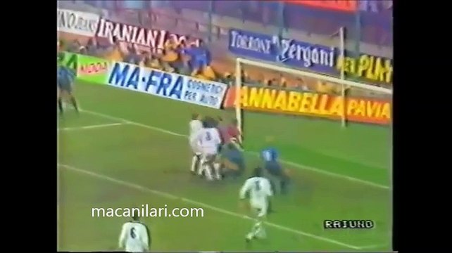 28.11.1990 - 1990-1991 UEFA Cup 3rd Round 1st Leg Inter Milan 3-0 FK Partizan