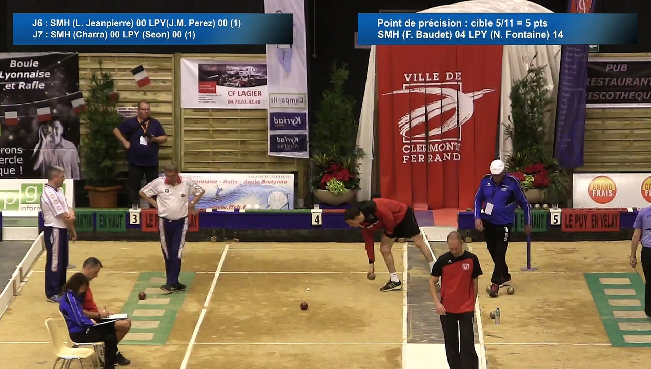 Second tour intégral, Finale N4 Saint-Martin en Haut contre Le Puy, Sport Boules, Clermont-Ferrand 2016