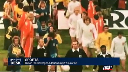 Dutch football legend Johan Cruyff dies at 68