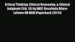 [PDF] Critical Thinking Clinical Reasoning & Clinical Judgment (5th 13) by ANEF Rosalinda Alfaro-LeFevre#
