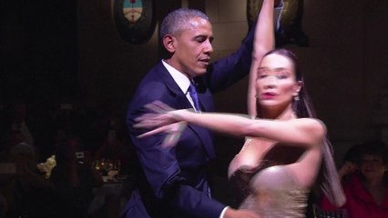 Download Video: En visite en Argentine, Obama danse le tango à Buenos Aires