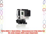 GoPro HERO 3  Black Edition - Videocámara de 12 Mp (vídeo Full HD estab. imagen WiFi) negro