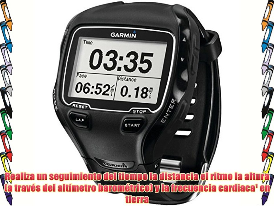Garmin Forerunner 910XT HRM - Reloj GPS multideporte para triatletas con monitor de frecuencia