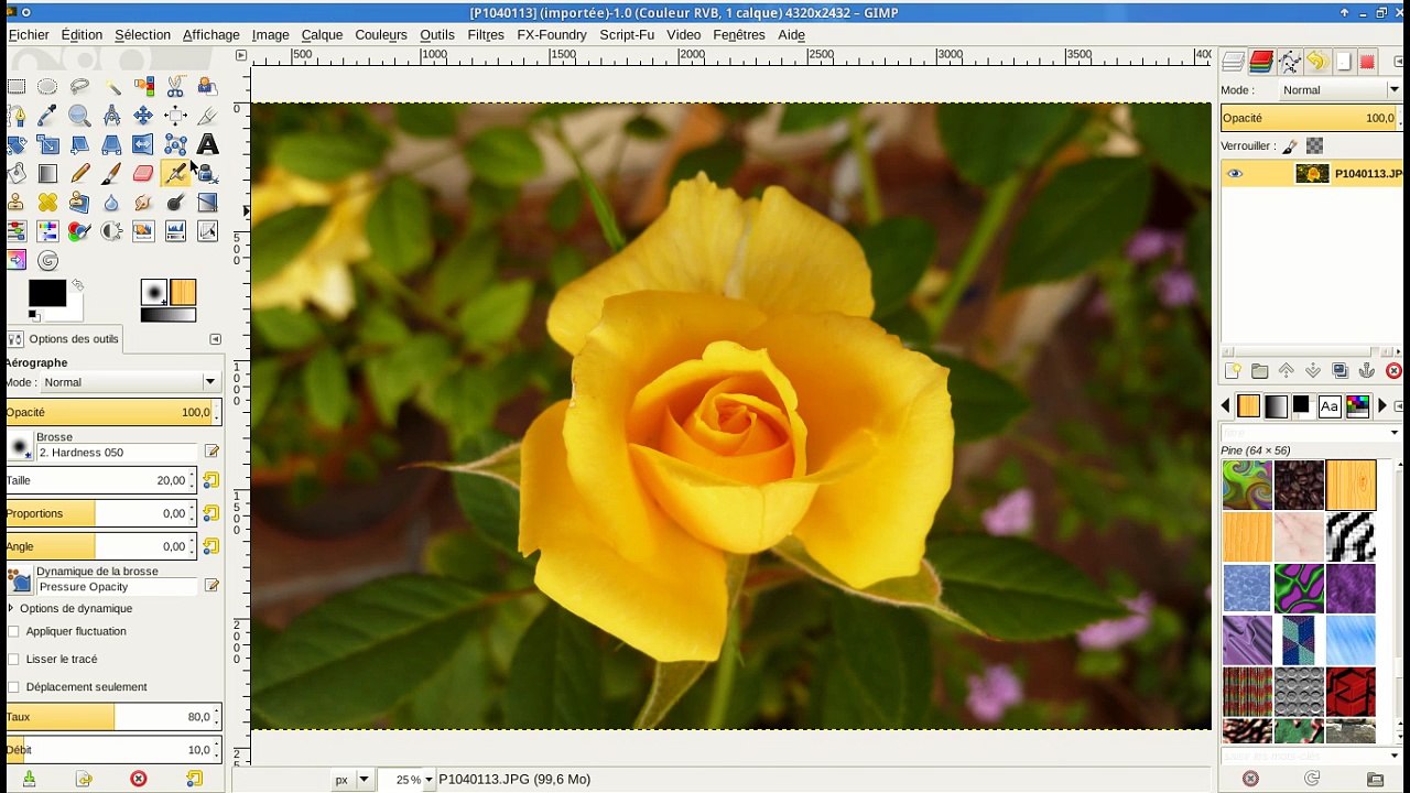 GIMP - détourage avec les ciseaux intelligents