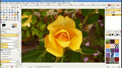 GIMP - détourage avec les ciseaux intelligents