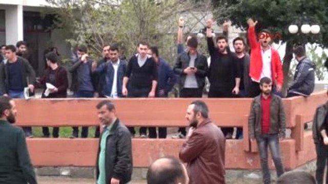 Trabzon Ktü?de Ensar Vakfı Protestosu Arbedesi: 22 Öğrenci Gözaltına 2-