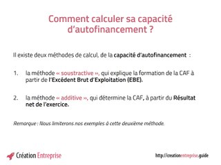 Atelier financier 3 - Le calcul de la capacité d’autofinancement
